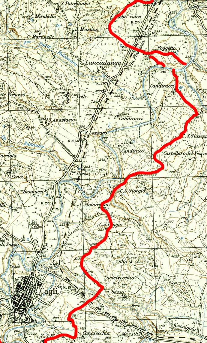 pag 121 Percorso da Smirra a Cagli.